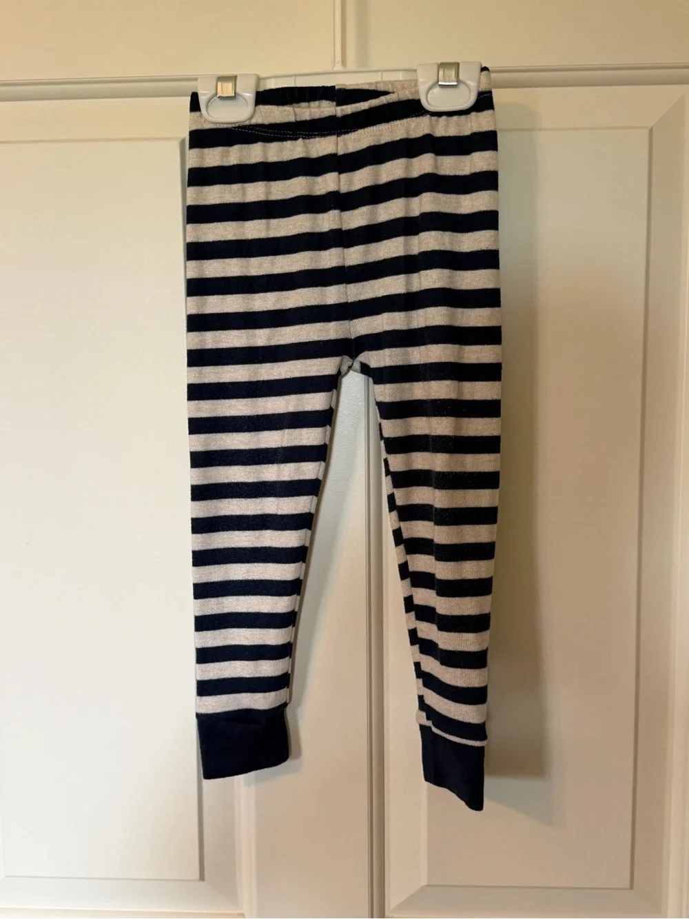 Navy & Cream 'I'm Stuffed' Turkey Pajama Set